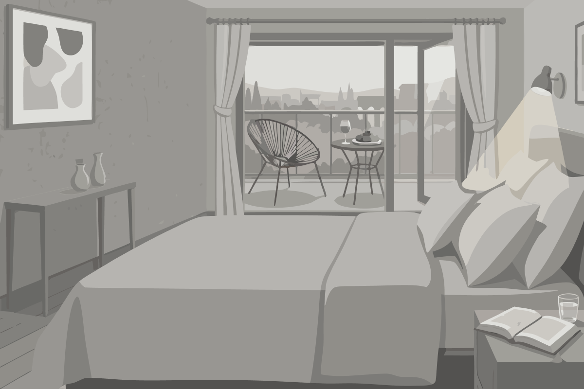 Apartamento Deluxe com 3 Quartos